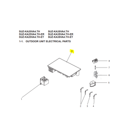 PLACA INVERTER UNIDAD EXTERIOR MITSUBISHI ELECTRIC SUZ-KA35VA4.TH