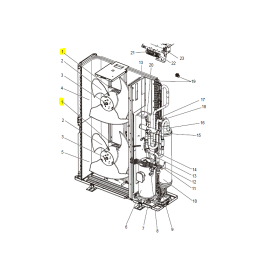 MOTOR VENTILADOR UNIDAD EXTERIOR MITSUBISHI ELECTRIC PUHZ-P200YKA2.UK