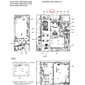 Placa IPM POWER MODULE unidad exterior MITSUBISHI ELECTRIC PUHY-P450YGM-A R63Y04249 192125