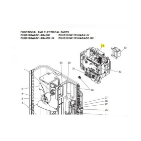 PLACA DE POTENCIA INVERTER UNIDAD EXTERIOR MITSUBISHI ELECTRIC PUHZ-SHW112VHAR4.UK S70 E31 313