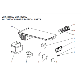 PLACA DE CONTROL INVERTER UNIDAD EXTERIOR MITSUBISHI ELECTRIC MXZ-2D40VA-E1
