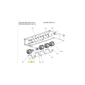 Motor ventilador unidad interior MITSUBISHI ELECTRIC SEZ-KD50VA.TH