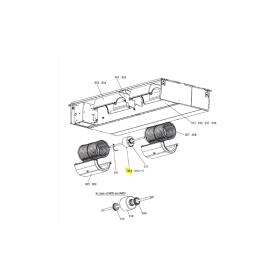 MOTOR VENTILADOR UNIDAD INTERIOR MITSUBISHI ELECTRIC PEAD-M60JA.UK S70E75220 302216