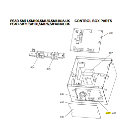 Placa electrónica de potencia unidad interior MITSUBISHI ELECTRIC PEAD-SM71JA S70K30313
