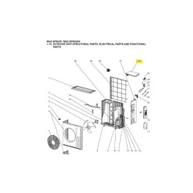 Placa control exterior MITSUBISHI ELECTRIC MUZ-SF50VE-E2 280008 E12H21451