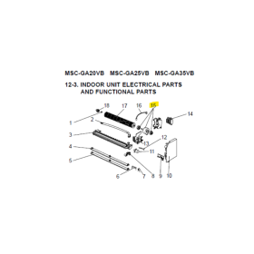 Motor ventilador unidad interior MITSUBISHI MSC-GA35VB-E1 473563