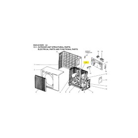 MOTOR VENTILADOR UNIDAD EXTERIOR MITSUBISHI ELECTRIC MUH-A18WV-E1