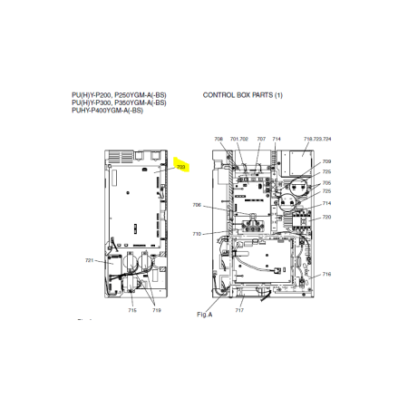 PLACA INVERTER unidad exterior MITSUBISHI ELECTRIC PUHY-P350YGM-A 192124 R63Y25321