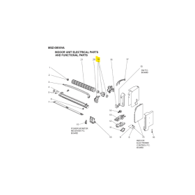 Motor ventilador interior MITSUBISHI ELECTRIC modelo MSZ-GB50VA-E1 E12915300 190468