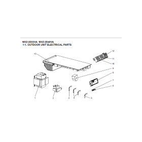 Placa electrónica inverter P.C BOARD unidad exterior MITSUBISHI ELECTRIC MXZ-2D53VA-E1 473941