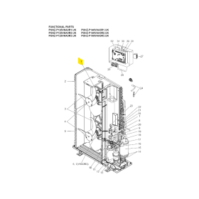 Motor ventilador unidad exterior Mitsubishi Electric PUHZ-P140VHA3R1.UK 168851