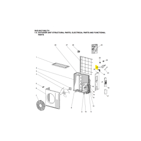 Sondas unidad exterior MITSUBISHI ELECTRIC modelo SUZ-KA71VA2.TH RT61,RT62,RT68