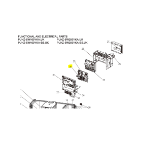 Placa filtro de ruido unidad exterior MITSUBISHI ELECTRIC modelo PUHZ-SW200YKAR1.UK S70E70346