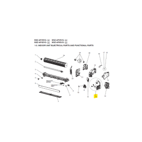 Placa de control unidad interior MITSUBISHI ELECTRIC modelo MSZ-AP35VG E1 T2WF3D450