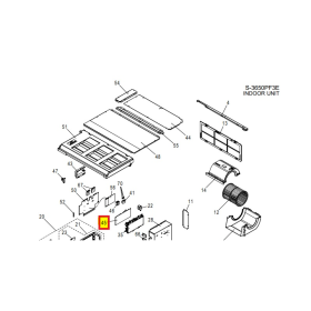 Placa electrónica control unidad interior PANASONIC S-3650PF3E