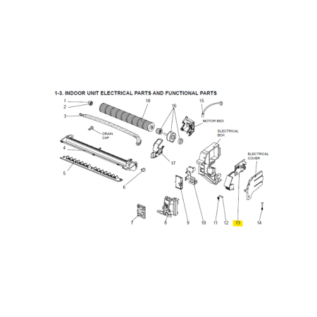 Placa de potencia unidad interior MITSUBISHI ELECTRIC modelo MSZ-HC25VA-E1 473811