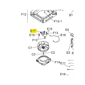 Motor ventilador unidad interior DAIKIN FXZQ40A2VEB