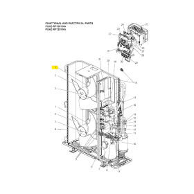 Motor ventilador unidad exterior Mitsubishi Electric PUHZ-RP100YKA