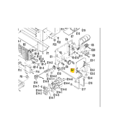 Placa control interior DAIKIN CDX25HAV1NB 1168613