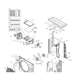 Placa electrónica de control unidad exterior DAIKIN EBLQ07CAV3 5017134