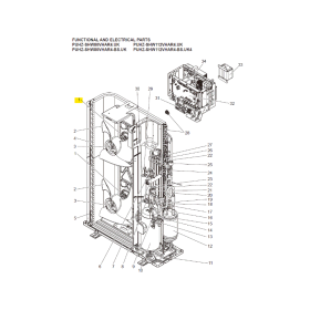 Motor ventilador unidad exterior Mitsubishi Electric PUHZ-SHW112VHAR4.UK