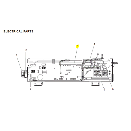 Placa de control unidad interior techo-suelo MITSUBISHI ELECTRIC PCA-M100KA