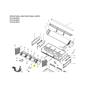 Motor ventilador unidad interior MITSUBISHI PCA-M100KA