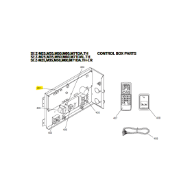 Placa control interior MITSUBISHI ELECTRIC modelo SEZ-M25DA.TH