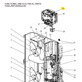 Placa inverter exterior MITSUBISHI ELECTRIC modelo PUHZ-ZRP140VKA2 277934