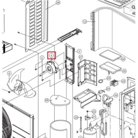 Motor ventilador unidad exterior PANASONIC CU-Z35VKE