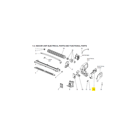 Placa de potencia unidad interior MITSUBISHI ELECTRIC modelo MSZ-HC35VAB-E1 207661 E12A89440