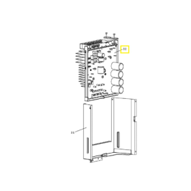 Placa electrónica inverter unidad exterior PANASONIC U-125PEY1E5