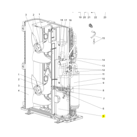 COMPRESOR MITSUBISHI ELECTRIC PUHZ-P250YHA3R3 608008 T974A0015
