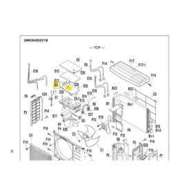 Placa control unidad exterior DAIKIN 2MKS40G2V1B