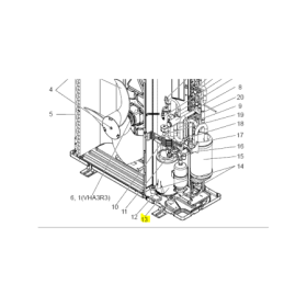 COMPRESOR MITSUBISHI ELECTRIC modelo PUHZ-P125VHA3R1.UK