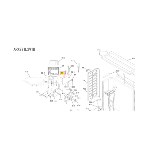 Placa de control unidad exterior DAIKIN ARXS71L2V1B 5018726