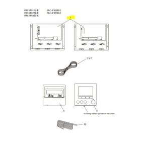 Placa control MITSUBISHI ELECTRIC modelo PAC-IF031B-E T7WE92310