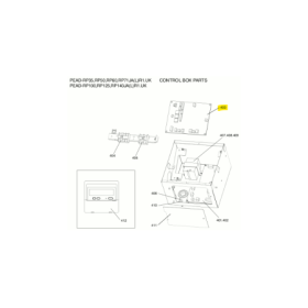 Placa electrónica de control unidad interior MITSUBISHI ELECTRIC PEAD-RP60JAR1.UK S70K45310