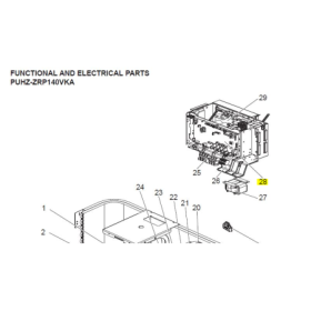 Placa de control exterior MITSUBISHI ELECTRIC modelo PUHZ-ZRP140VKA2 277933