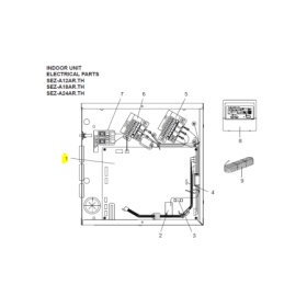 Placa control interior MITSUBISHI ELECTRIC modelo SEZ-A12AR.TH