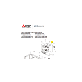 Placa control exterior MITSUBISHI ELECTRIC modelo PUHZ-ZRP71VHA T7WG51315 278637
