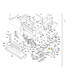 Placa de control interior DAIKIN modelo CDX25HAV1NB