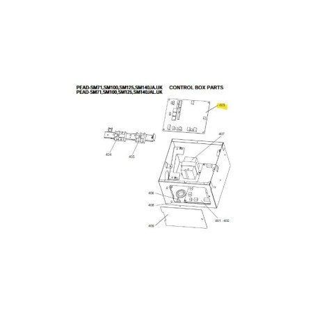 PLACA DE CONTROL UNIDAD INTERIOR MITSUBISHI ELECTRIC PEAD-SM125JA2.UK 6005957