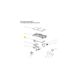 Placa inverter exterior MITSUBISHI ELECTRIC modelo MUZ-HR50VF-E1 409453 1100G2W010460R