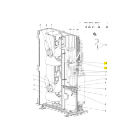 Cuerpo de expansión y bobina unidad exterior MITSUBISHI ELECTRIC modelo PUHZ-P200YHA3R1