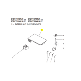 Placa electronica inverter unidad exterior MITSUBISHI ELECTRIC SUZ-KA35VA3.TH 475000