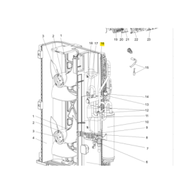 Cuerpo valvula 4 vias unidad exterior MITSUBISHI ELECTRIC modelo PUHZ-P200YHA3R1 R01E15403 244829