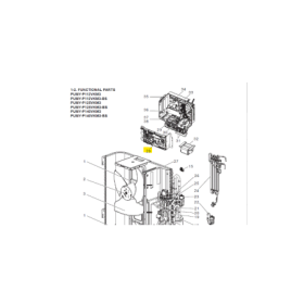 Placa control exterior MITSUBISHI ELECTRIC modelo PUMY-P140VKM3 622474 R01M17350