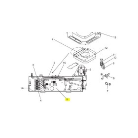 Placa de control unidad interior MITSUBISHI ELECTRIC modelo PLA-SP125BA.UK