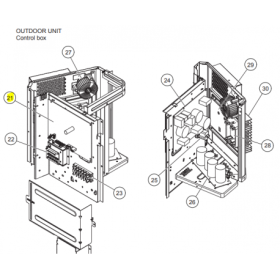 Placa control exterior FUJITSU AOYG45LETL 9AGF05325 envío en 24/48h. MODELO: K10BS-1203HUE-C1